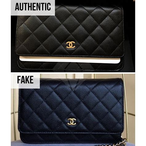 chanel wallet on chain real vs fake|genuine chanel wallets.